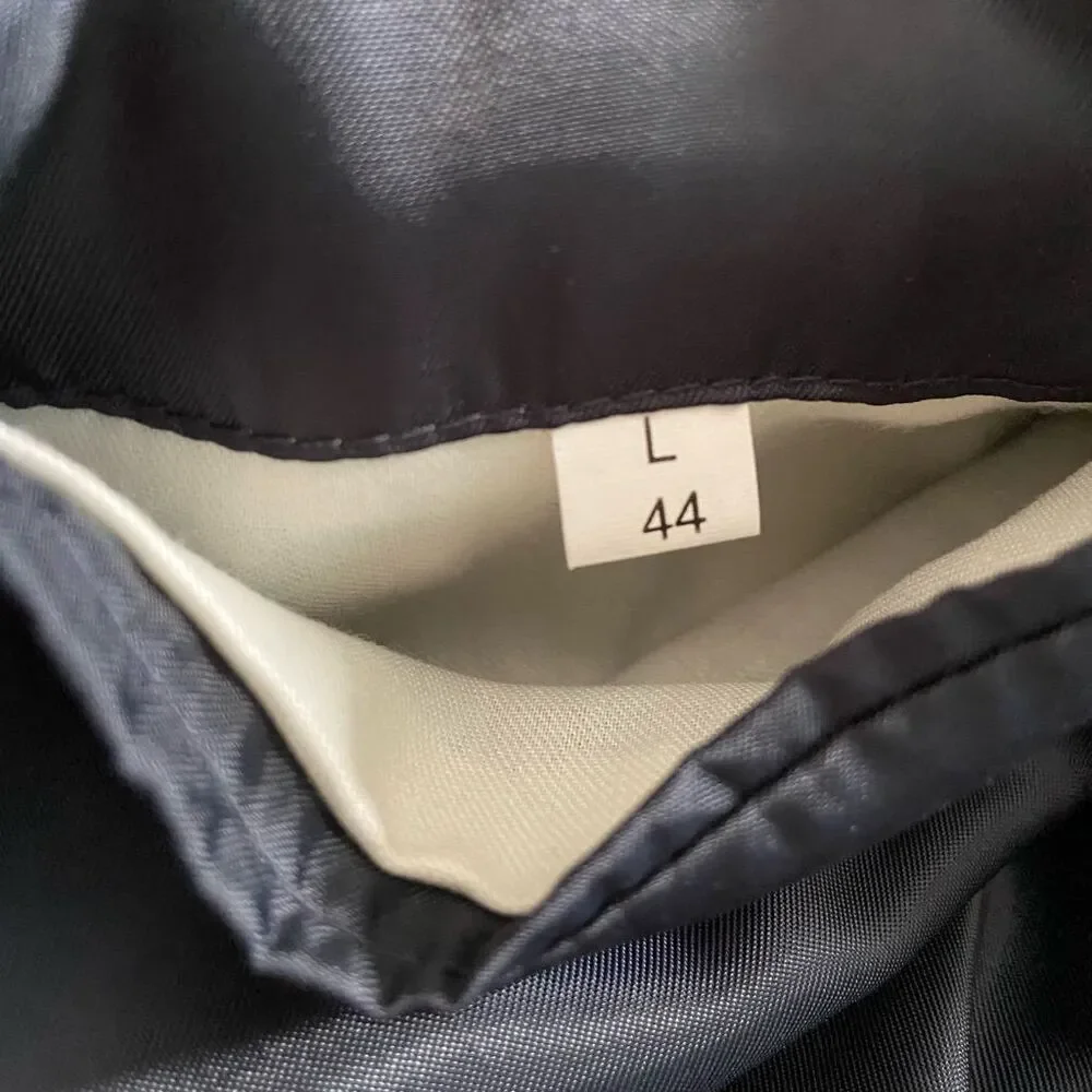 Rodger Stuart Silk Wool Blend Blue Blazer 44L